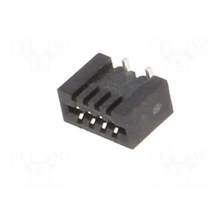 Connector: FFC (FPC) | vertical | PIN: 4 | NON-ZIF | SMT | tinned | 20mΩ