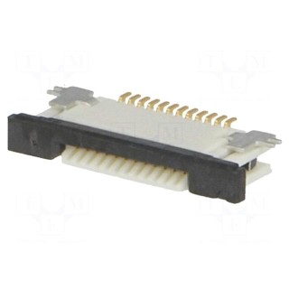 Connector: FFC (FPC) | horizontal | PIN: 12 | ZIF,top contacts | SMT
