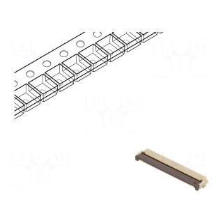 Connector: FFC/FPC | horizontal | PIN: 45 | bottom contacts,ZIF | SMT