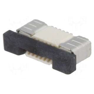 Connector: FFC (FPC) | horizontal | PIN: 6 | ZIF,bottom contacts | SMT
