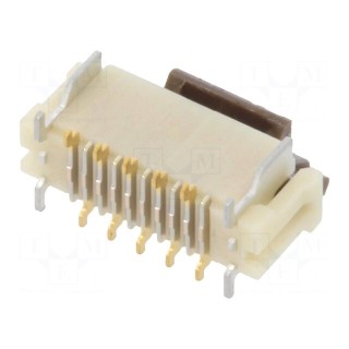Connector: FFC/FPC | vertical | PIN: 10 | ZIF | SMT | FH12 | 50V | 500mA