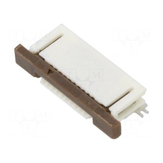 Connector: FFC/FPC | horizontal | PIN: 10 | bottom contacts,ZIF | SMT