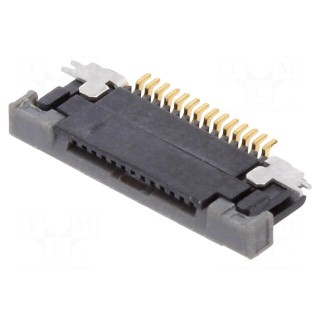 Connector: FFC/FPC | horizontal | PIN: 14 | bottom contacts,ZIF | SMT