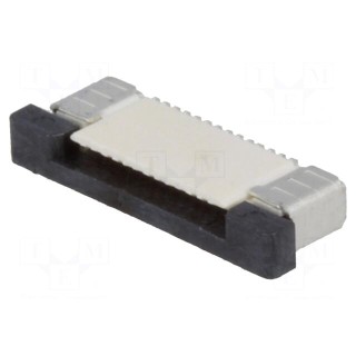 Connector: FFC (FPC) | horizontal | PIN: 14 | ZIF,top contacts | SMT