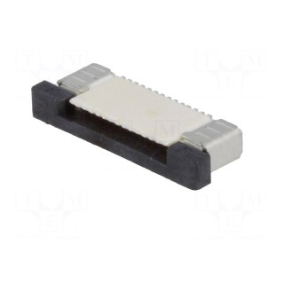 Connector: FFC (FPC) | horizontal | PIN: 14 | ZIF,top contacts | SMT