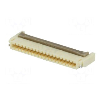 Connector: FFC (FPC) | horizontal | PIN: 18 | SMT | 0.5A | 0.5mm