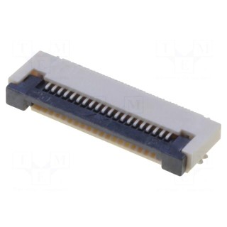 Connector: FFC (FPC) | horizontal | PIN: 20 | ZIF,bottom contacts