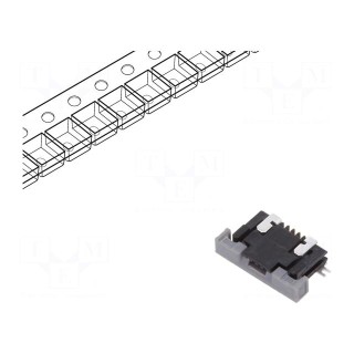 Connector: FFC/FPC | horizontal | PIN: 4 | top contacts,ZIF | SMT | SFV
