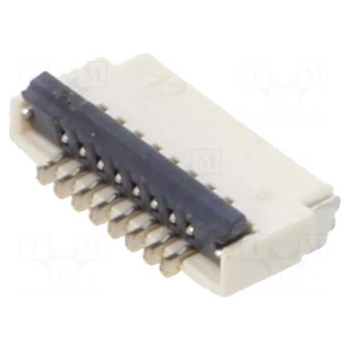 Connector: FFC/FPC | horizontal | PIN: 8 | ZIF | SMT | 30V | 0.4A | -25÷85°C