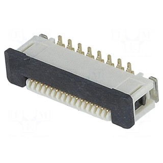 Connector: FFC (FPC) | vertical | PIN: 16 | ZIF | SMT | 0.5A | 0.5mm