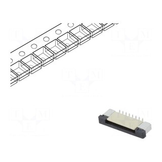 Connector: FFC (FPC) | vertical | PIN: 16 | ZIF | SMT | 500mA | tinned