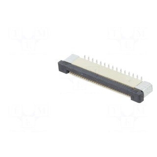 Connector: FFC/FPC | vertical | PIN: 30 | ZIF | SMT | 500mA | tinned | 30mΩ