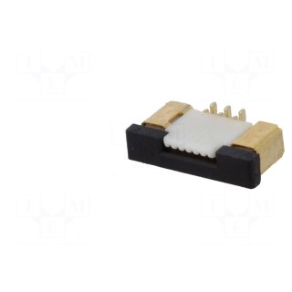 Connector: FFC (FPC) | vertical | PIN: 6 | ZIF | SMT | 0.5A | 30mΩ | 0.5mm
