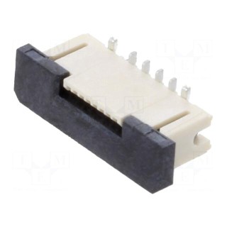 Connector: FFC/FPC | vertical | PIN: 8 | ZIF | SMT | 30V | 0.5A | tinned