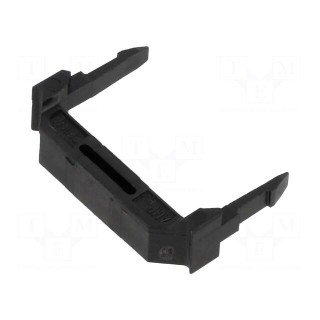 Cable clamp | PIN: 14 | snap fastener | IDC connectors | black
