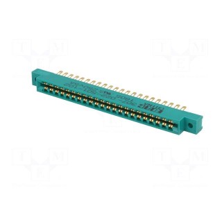Card edge | PIN: 22 | soldered | for panel mounting,for cable