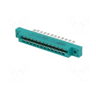 Card edge | PIN: 24 | soldered | for panel mounting,for cable