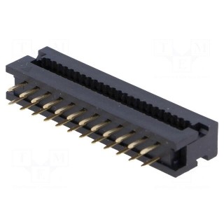 IDC transition | PIN: 24 | IDC,THT | for ribbon cable | 1.27mm | 1A