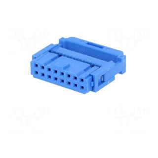 Plug | IDC | female | PIN: 16 | IDC | for ribbon cable | 1.27mm