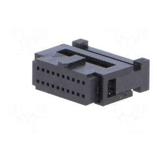 Plug | IDC | female | PIN: 20 | IDC | for ribbon cable | 0.635mm
