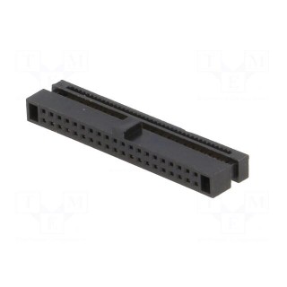 Plug | IDC | female | PIN: 40 | IDC | for ribbon cable | 0.635mm