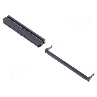 Plug | IDC | female | PIN: 50 | IDC | for ribbon cable | 1.27mm