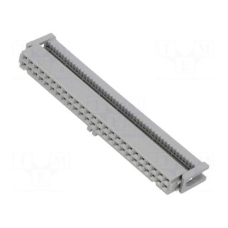 Plug | IDC | female | PIN: 50 | IDC | for ribbon cable | 1.27mm | 2.5A | 891