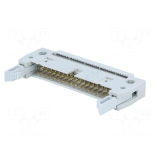 Plug | IDC | male | PIN: 34 | IDC | for ribbon cable | 1.27mm | gold-plated