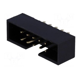 Socket | IDC | male | PIN: 10 | straight | THT | gold-plated | 2mm
