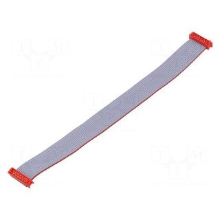 Ribbon cable with connectors | Cable ph: 1.27mm | Len: 0.2m | PIN: 14
