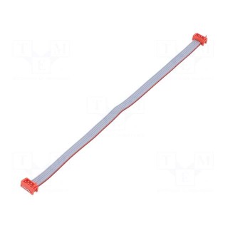 Ribbon cable with connectors | Cable ph: 1.27mm | Len: 0.2m | PIN: 6