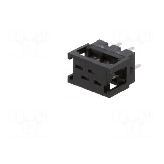 Micro-MaTch | adapter | PIN: 4 | IDC,THT | on PCBs,for ribbon cable