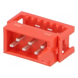 Micro-MaTch | plug | male | PIN: 6 | IDC | for ribbon cable | Layout: 2x3