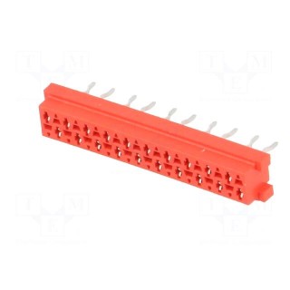 Micro-MaTch | socket | female | PIN: 20 | THT | on PCBs | Layout: 2x10