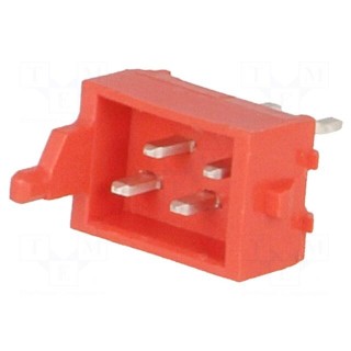 Micro-MaTch | socket | male | PIN: 4 | THT | on PCBs | 1.5A | Layout: 2x2