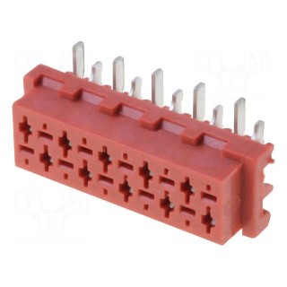 Wire-board | socket | female | PIN: 10 | SMT | on PCBs | 1.5A | 30mΩ