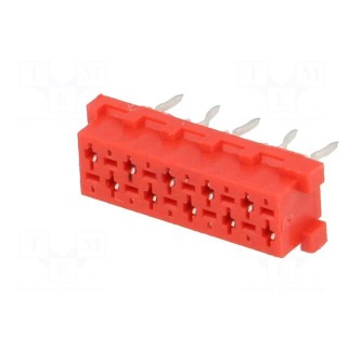 Wire-board | socket | female | PIN: 10 | THT | on PCBs | 1.5A | 30mΩ