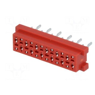 Wire-board | socket | female | PIN: 12 | THT | on PCBs | 30V | 1A | -40÷105°C