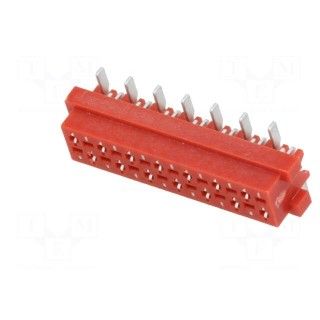 Wire-board | socket | female | PIN: 14 | SMT | on PCBs | 30V | 1A | -40÷105°C