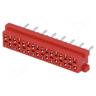 Wire-board | socket | female | PIN: 16 | THT | on PCBs | 30V | 1A | -40÷105°C