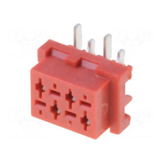 Wire-board | socket | female | PIN: 4 | SMT | on PCBs | 1.5A | 30mΩ