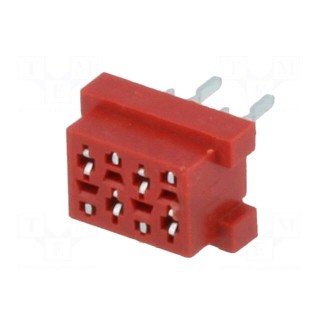 Wire-board | socket | female | PIN: 4 | THT | on PCBs | 30V | 1A | -40÷105°C