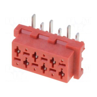Wire-board | socket | female | PIN: 6 | SMT | on PCBs | 1.5A | 30mΩ