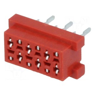 Wire-board | socket | female | PIN: 6 | THT | on PCBs | 30V | 1A | -40÷105°C
