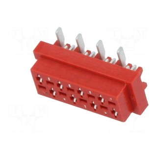 Wire-board | socket | female | PIN: 8 | SMT | on PCBs | 30V | 1A | -40÷105°C