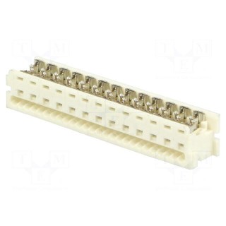 Plug | wire-board | female | PIN: 26 | 1.27mm | IDC | for ribbon cable