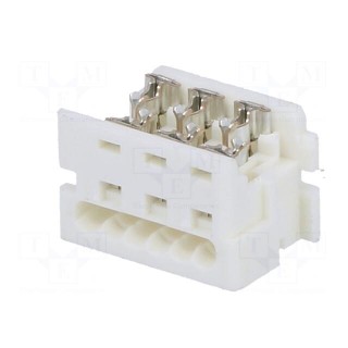 Plug | wire-board | female | PIN: 6 | 1.27mm | IDC | for ribbon cable