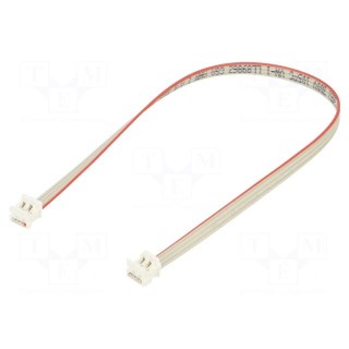 Ribbon cable with connectors | Contacts ph: 1.27mm | Len: 0.25m