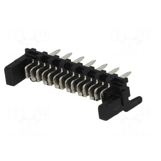 Socket | wire-board | male | PIN: 14 | 1.27mm | THT | PicoFlex | 1.2A | 250V