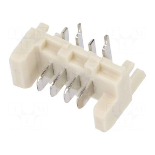 Socket | wire-board | male | PIN: 4 | 1.27mm | SMT | PicoFlex | 1.2A | tinned